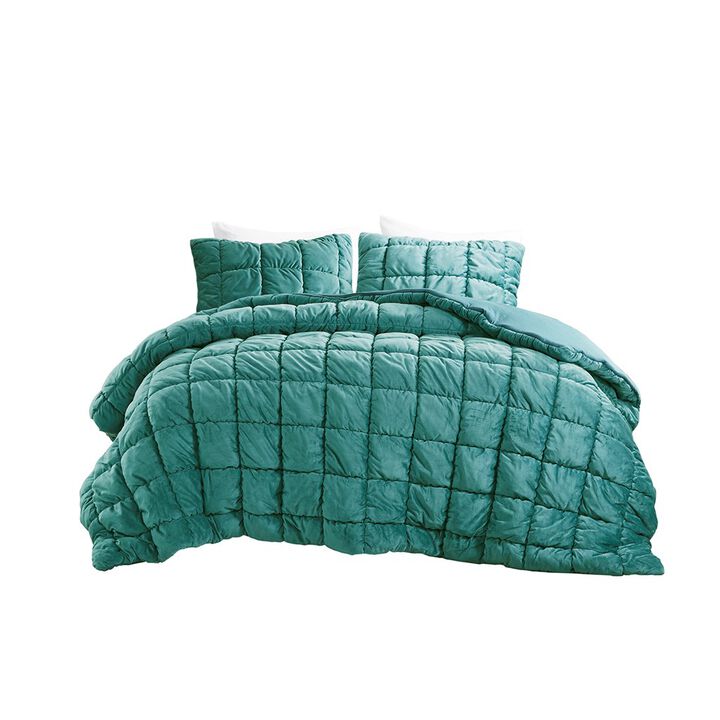 Gracie Mills Naomi Velvet Comforter Set - King