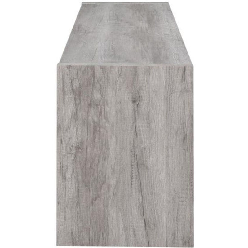 Marvelous driftwood tv console, Gray - Benzara