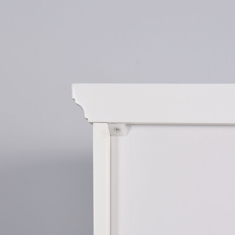 Bathroom Floor Storage Cabinet With 2 Doors Living Room Wooden Cabinet With 6 Shelves
