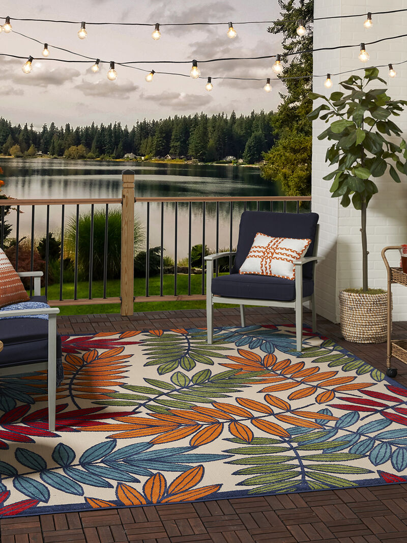 Aloha ALH18 Multicolor 6' x 9' Rug