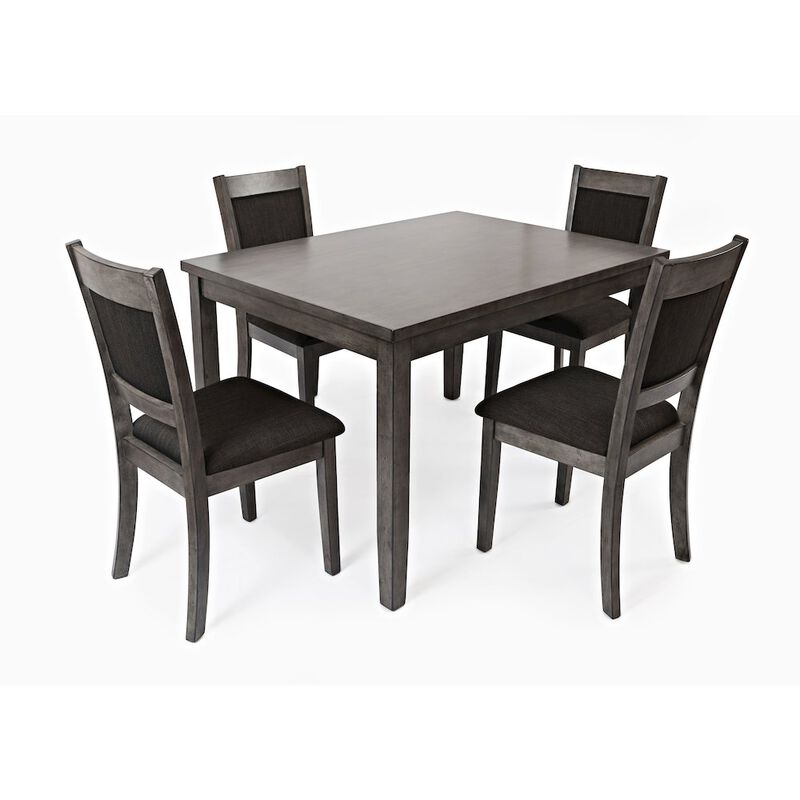 Jofran Greyson Heights 5 Pack Dining Set - Dining Table with 4 Chairs