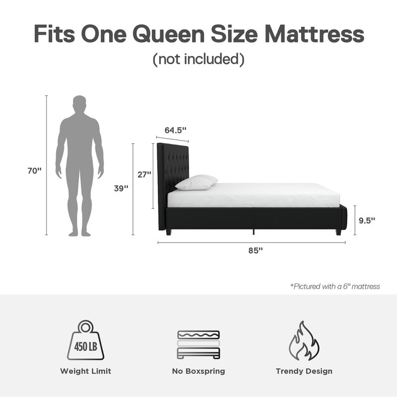 Dana Upholstered Bed