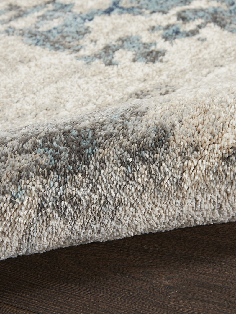 American Manor AMR04 Ivory/Blue 7'10" x 9'10" Rug