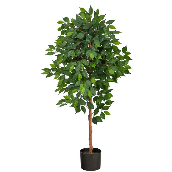 Hivvago 4 Feet Ficus Artificial Tree