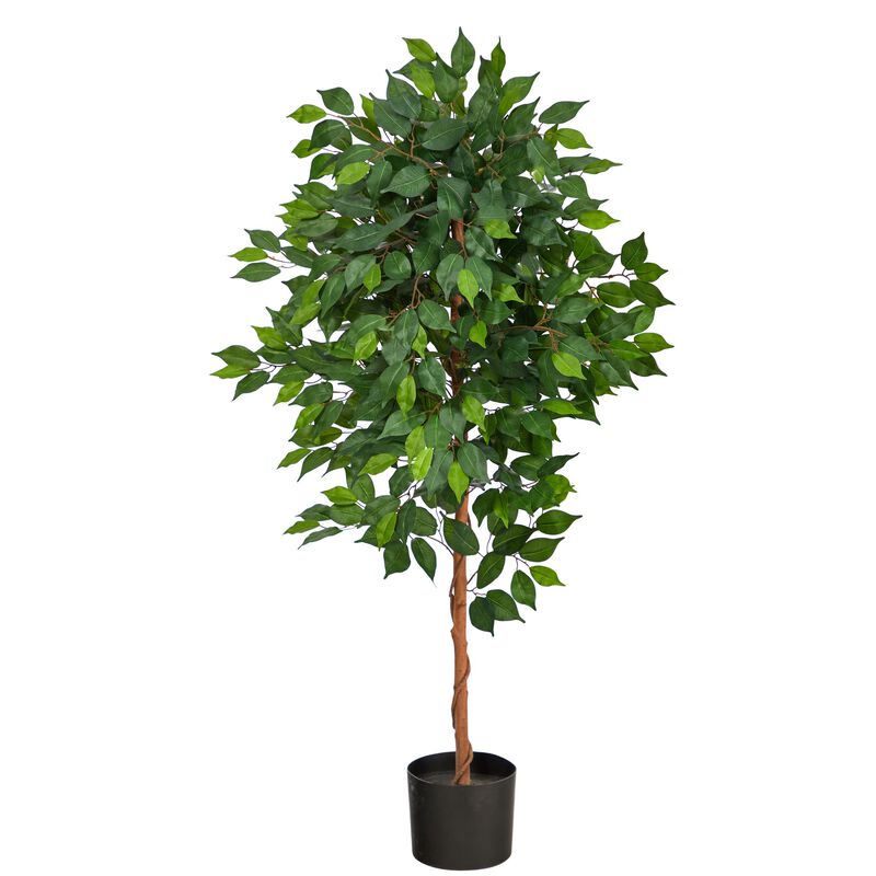 Hivvago 4 Feet Ficus Artificial Tree