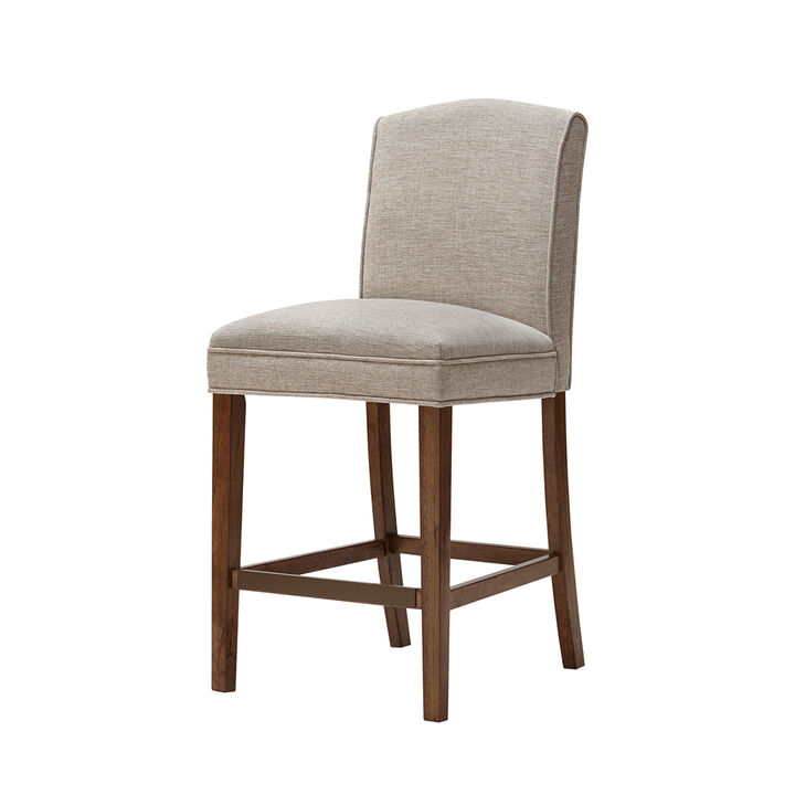 Gracie Mills Reuben Sophisticated Camel Back Counter Stool
