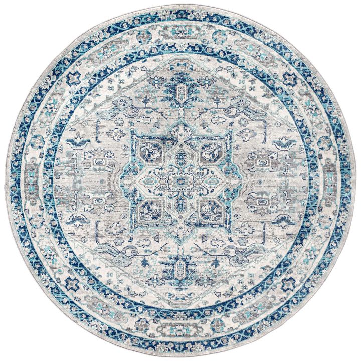 Modern Persian Vintage Medallion Area Rug