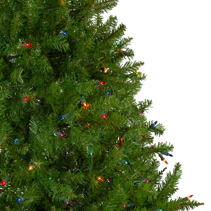 6.5 Pre Lit Northern Pine Full Artificial Christmas Tree Multi-Color Lights