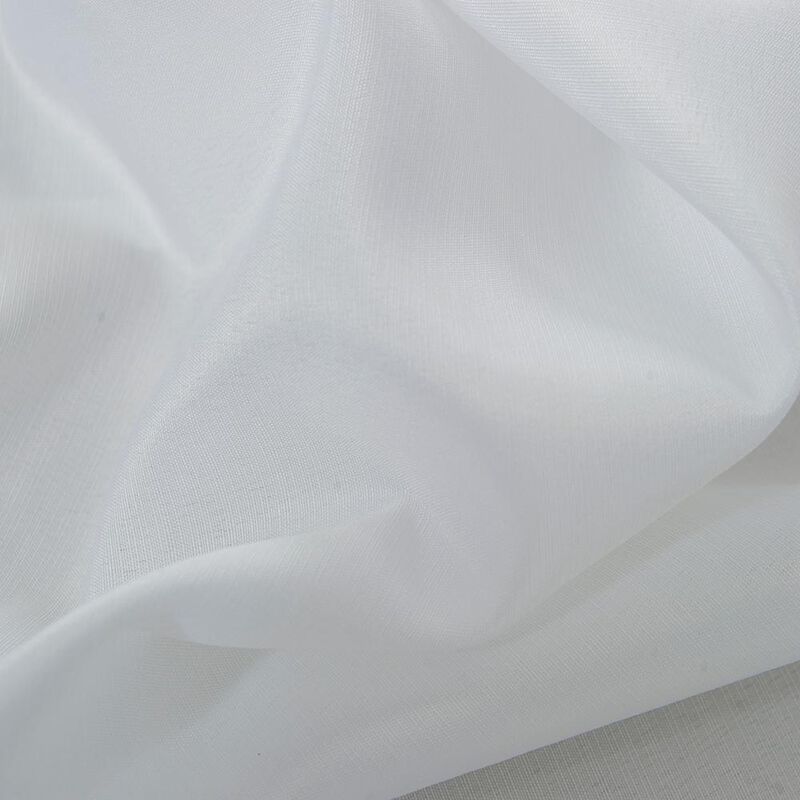 Olivia Gray Gilbert Solid Single Grommet Curtain Panel Pair - 54x84", White