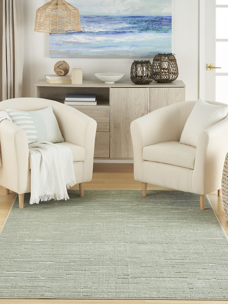 Care Free CAF04 Green 3'11" x 5'11" Rug