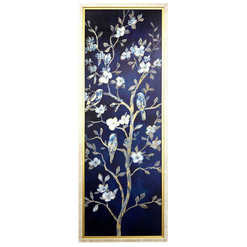 Indigo Spring Framed Print