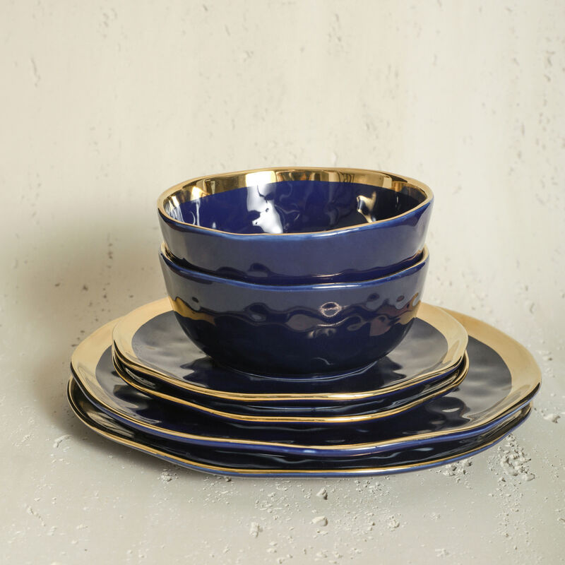 Stone Lain Florian Porcelain 16 Piece Dinnerware Set