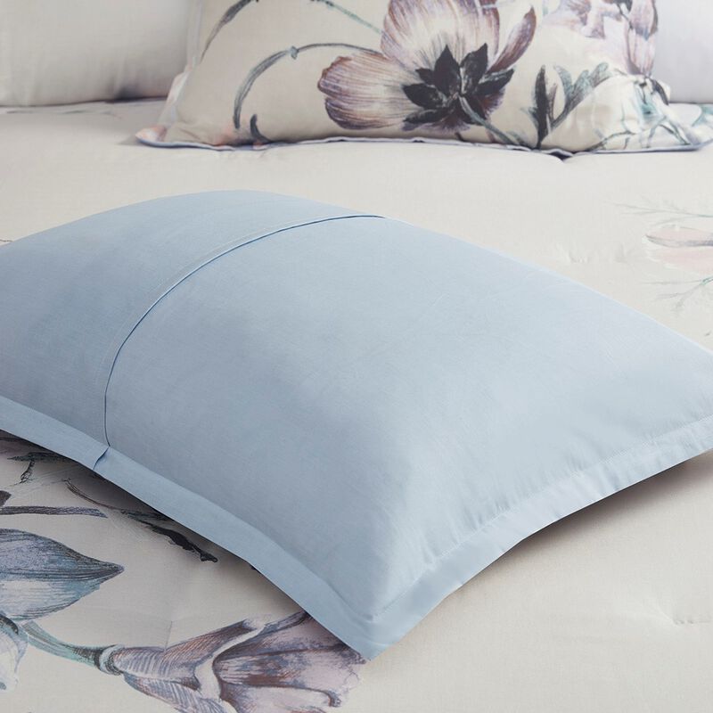 Gracie Mills Kyrie 3-Piece Cotton Printed Duvet Cover Set