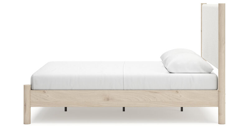 Queen Upholstered Panel Bed