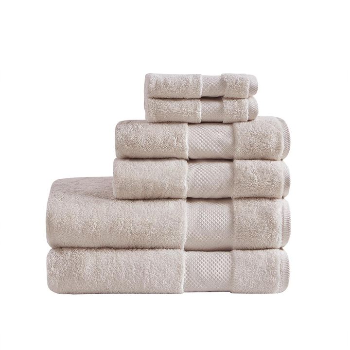 Belen Kox Blush Turkish Cotton 6 Piece Bath Towel Set, Belen Kox