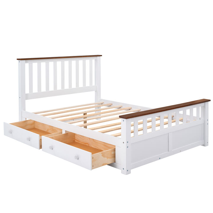 Merax Platform Bed with 2 Drawers