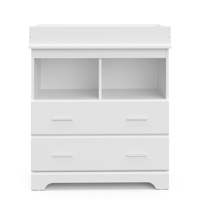 Storkcraft Brookside 2 Drawer Changing Chest - White
