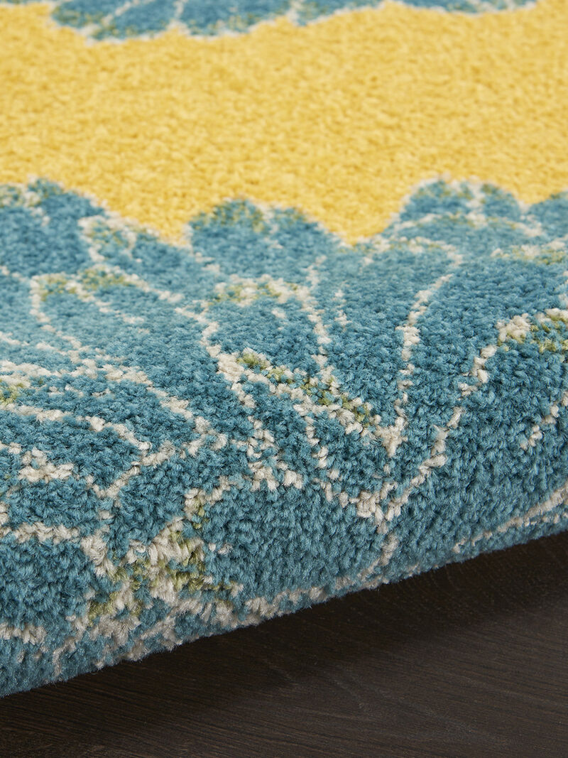 Allur ALR06 Yellow/Multi 2'3" x 7'6" Rug