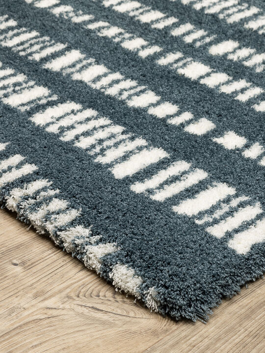 Galileo 2' x 3' Blue Rug