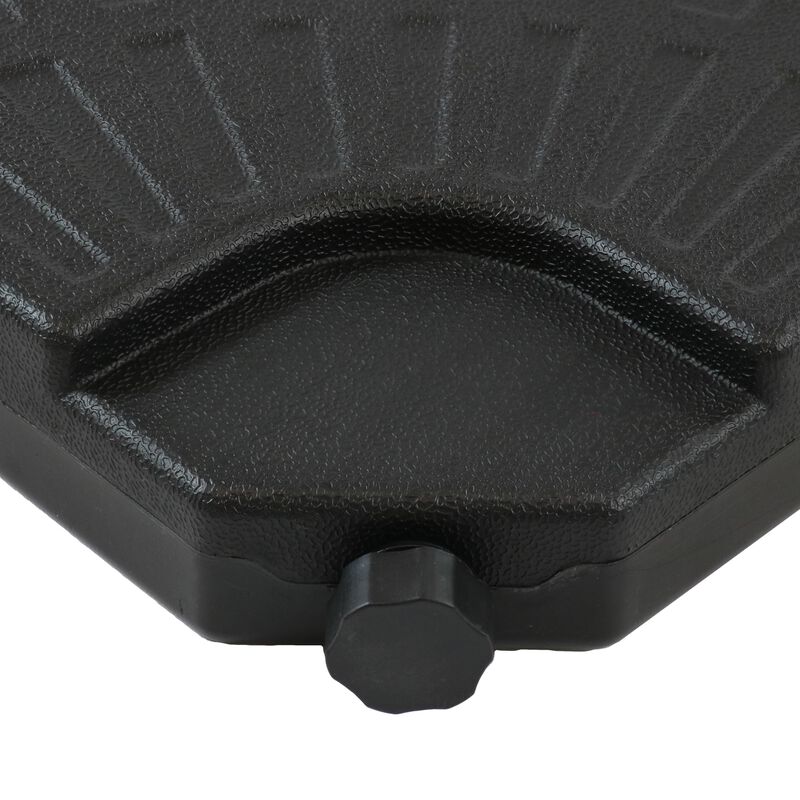 Sunnydaze Sand or Water Round Cantilever Offset Patio Umbrella Base Plates