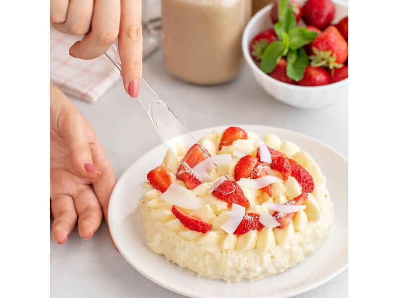 Dealusy 300 Count Extra Heavy Duty Clear Plastic Silverware