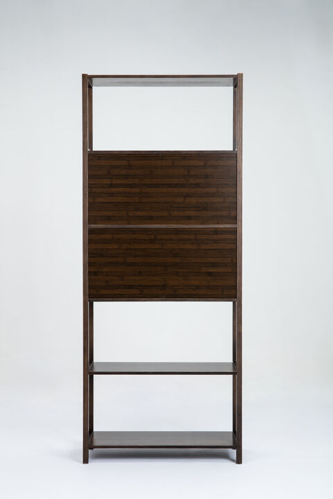 Boraam Selma Bookcase, Right, Cappuccino