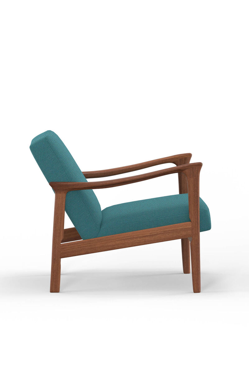 Zephyr Lounge Chair, Light Grey
