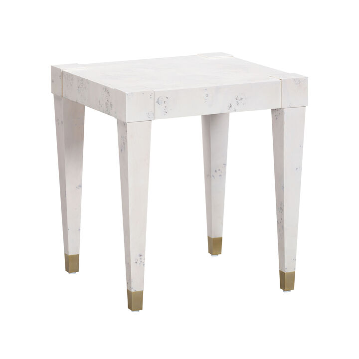 Brandyss Natural Burl End Table