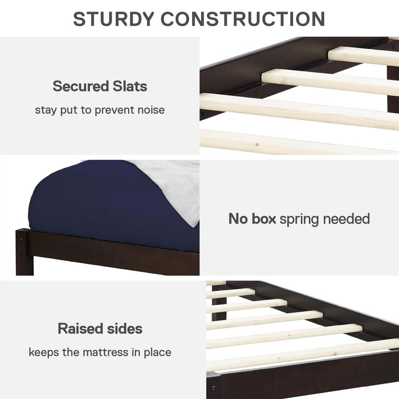 DHP Braylon Twin Bed, Espresso