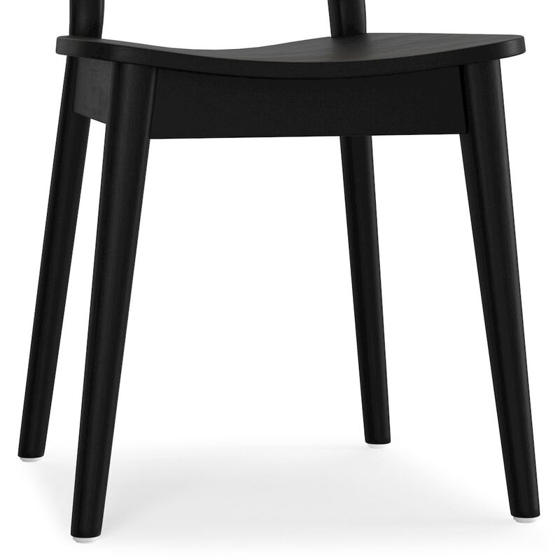 Simpli Home Rachel Dining Chair (Set Of 2) In Black