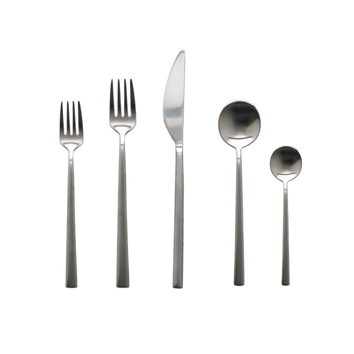 Movida 20-Piece Flatware Set in Ice