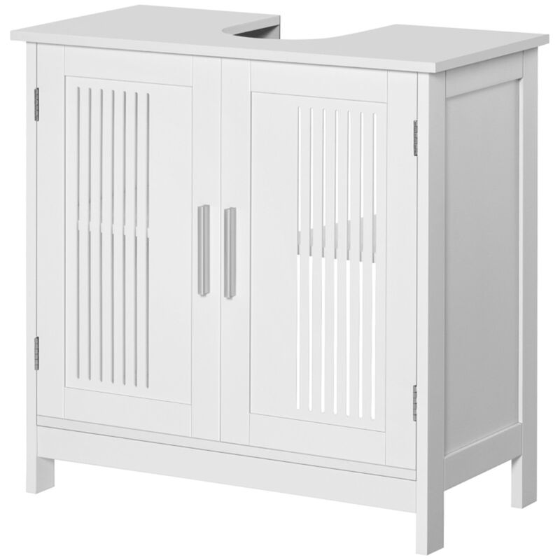 Space-Saving Bathroom Storage Cabinet with Adjustable Shelves