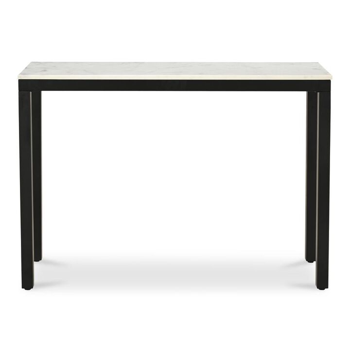 Moe�s Parson Console Table White Marble
