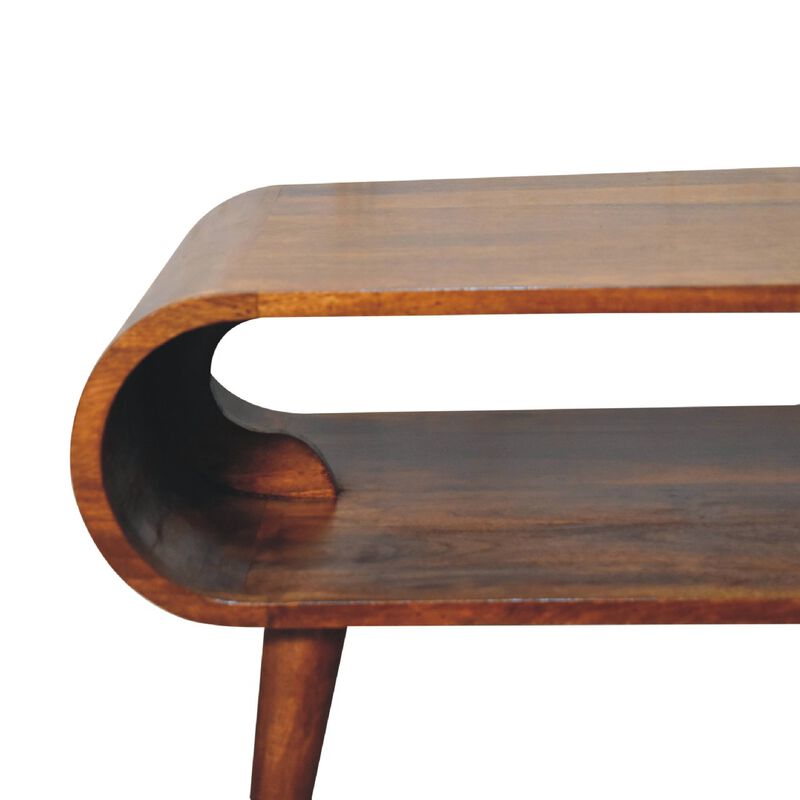 Artisan Furniture Open Chestnut  Solid Wood Coffee Table