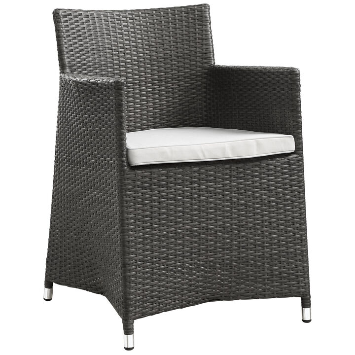 Junction 7 Piece Outdoor Patio Dining Set - Brown White