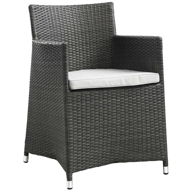 Junction 7 Piece Outdoor Patio Dining Set - Brown White
