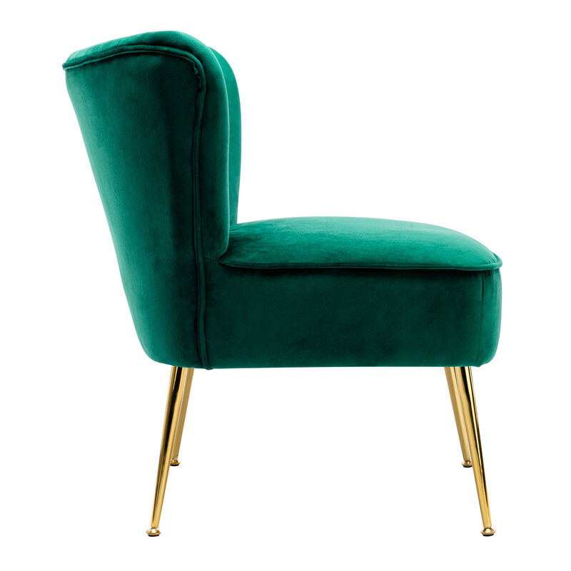 WestinTrends Mid Century Modern Tufted Velvet Loveseat Sofa and Chair Set