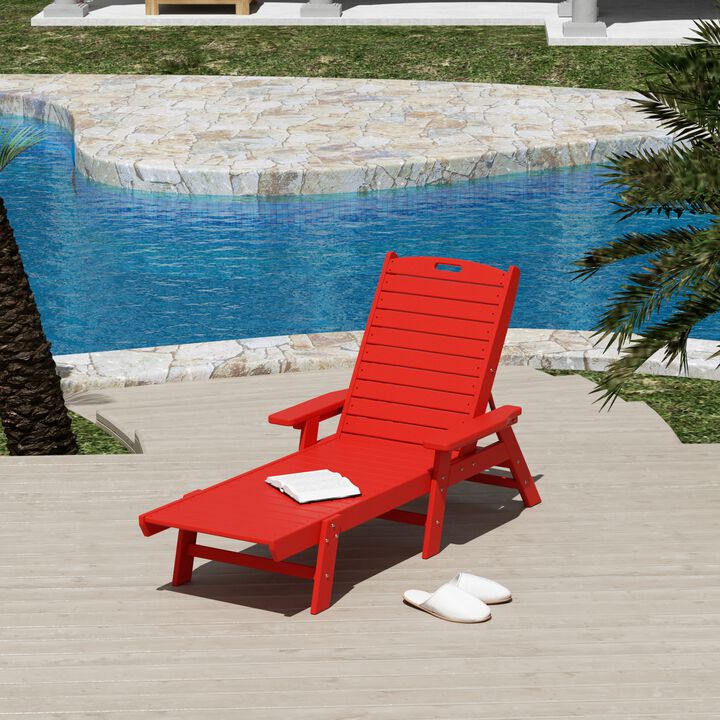 WestinTrends Adirondack Outdoor Chaise Lounge
