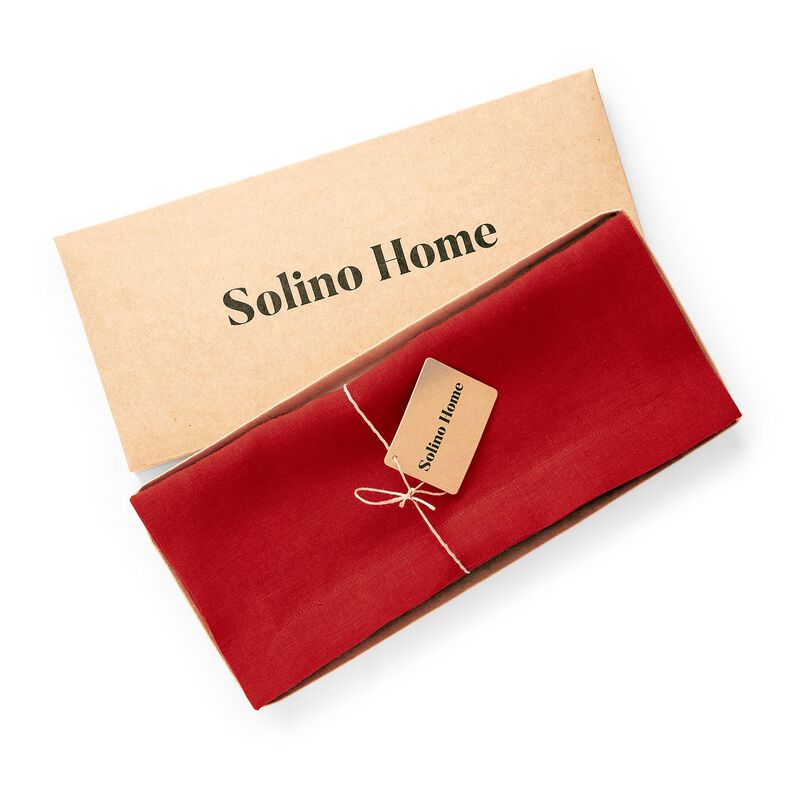 Solino Home 100% Pure Linen Table Runner | Sonoma