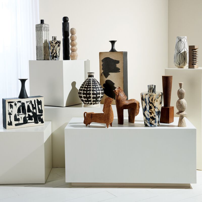 Graffiti Square Vase