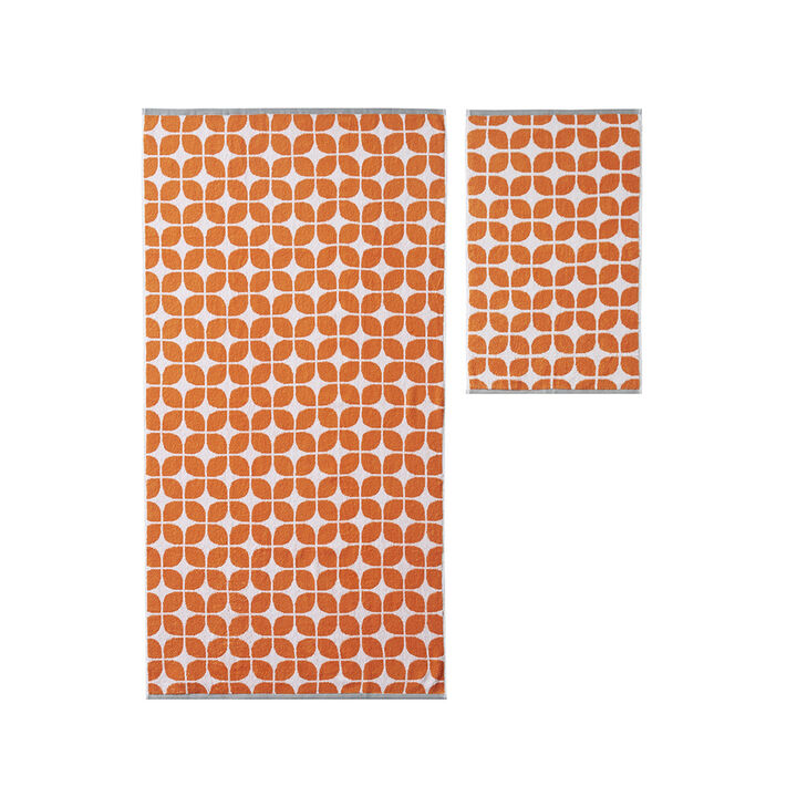Gracie Mills Moreno 6-Piece Cotton Jacquard Bath Towel Set
