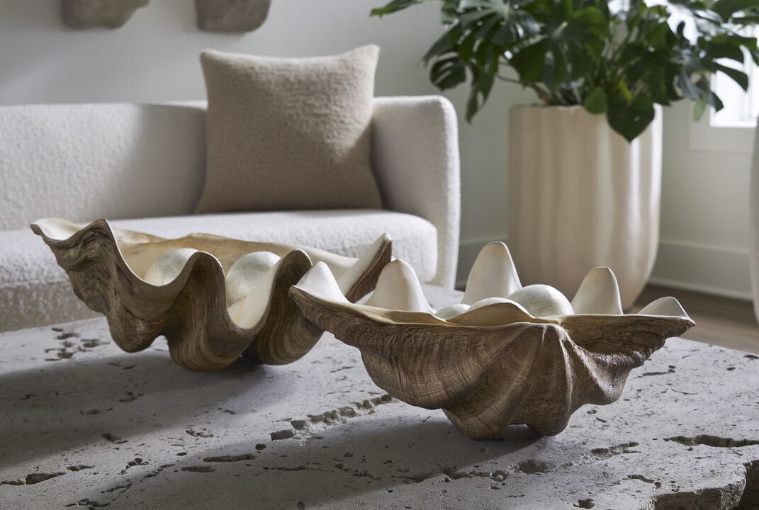 Cast Clam Large Shell Bowl