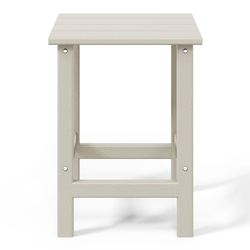 WestinTrends Westintrends 14" square outdoor Side table for Adirondack chair