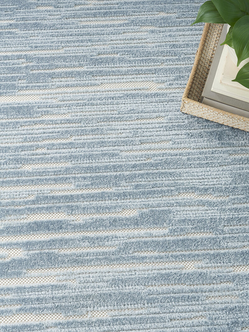Care Free CAF04 Blue 7'10" x 9'10" Rug