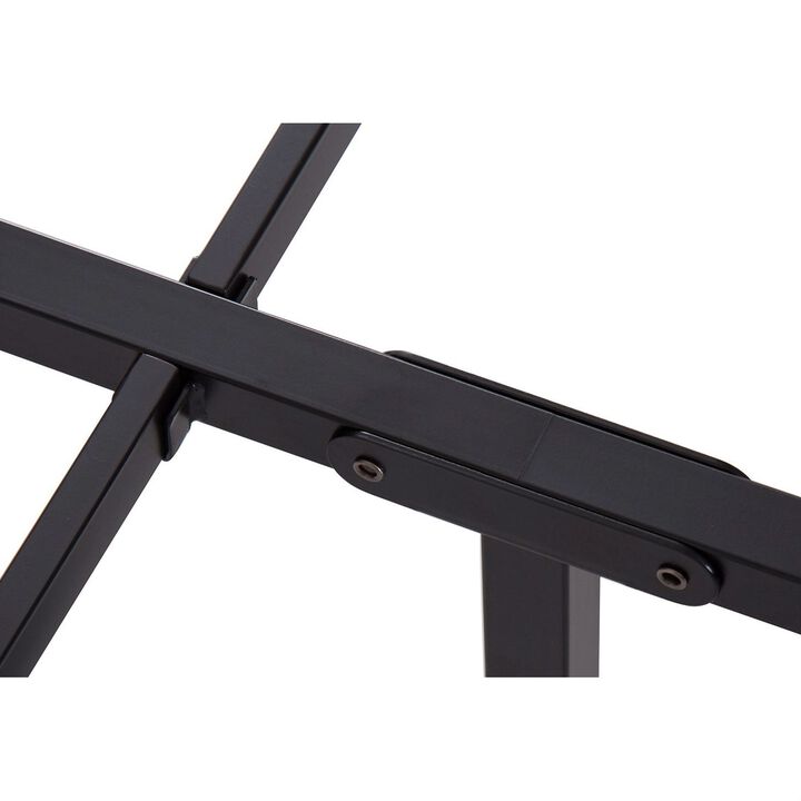 Hivvago Full size Heavy Duty Metal Platform Bed Frame   2,000 lb Weight Capacity