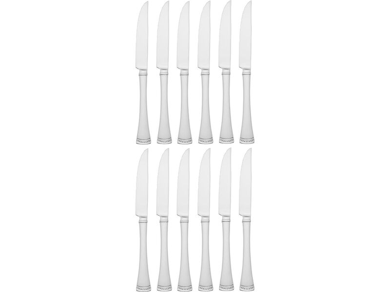 Lenox Portola 12-Piece Steak Knife Set, 3.60 LB, Metallic