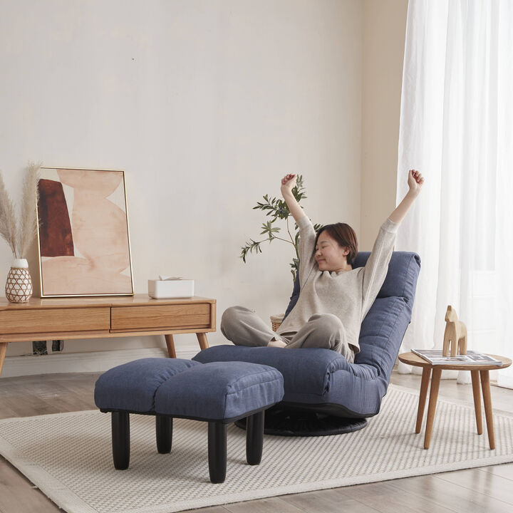 Floor Chair Single Sofa Reclining Chair Japanese Chair Lazy Sofa Tatami Balcony Reclining Chair