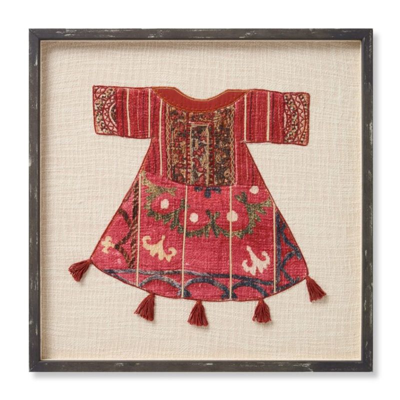 Gilan Red Ivory Wall Art