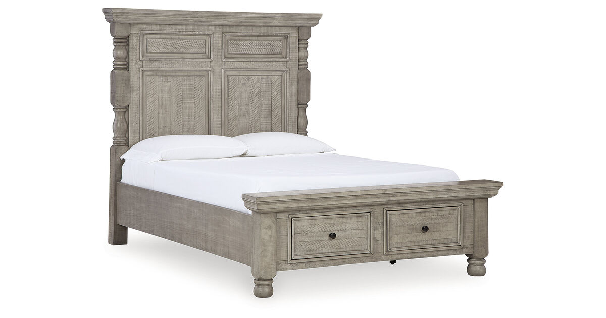 Harrastone Queen Panel Bed
