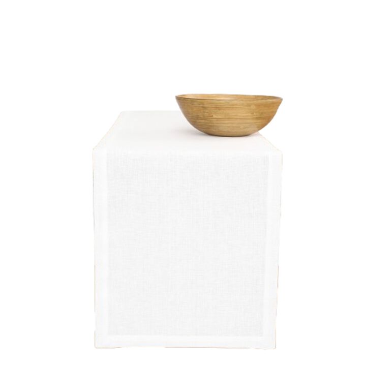 Solino Home 100% Pure Linen Table Runner | Fete for Valentine;s